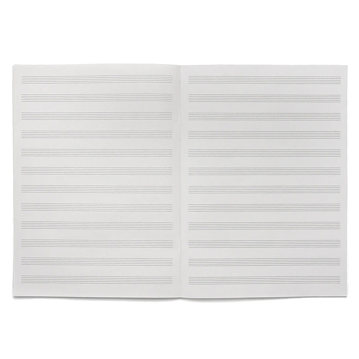 Фото к товару Тетрадь для нот А4, 24 л. "Французская мелодия" скрепка Тетрадь для нот А4, 24 л. "Французская мелодия" скрепка