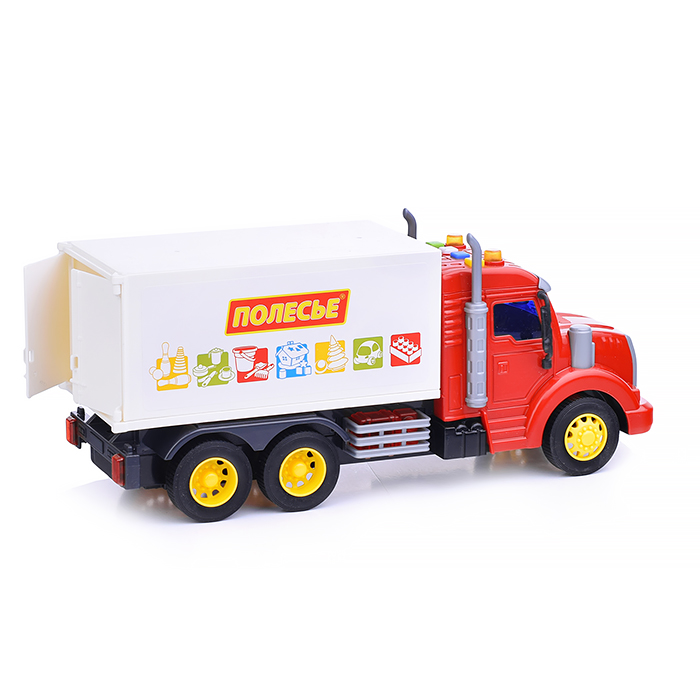 Фото к товару Автомобиль-фургон инерционный "Профи" (со светом и звуком) (красно-белый) (в коробке) Автомобиль-фургон инерционный "Профи" (со светом и звуком) (красно-белый) (в коробке)
