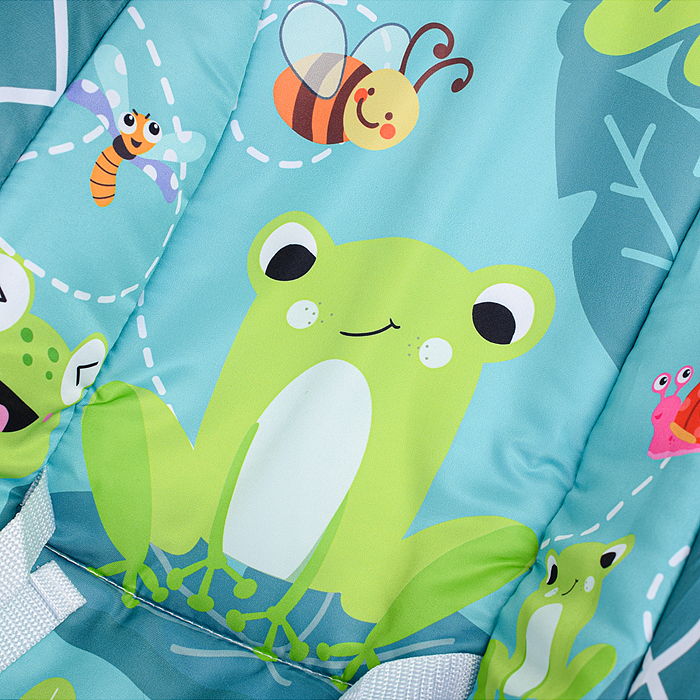 Фото к товару Шезлонг детский 8583 "В мире животных" в коробке (бирюзовый) Шезлонг детский 8583 "В мире животных" в коробке (бирюзовый)