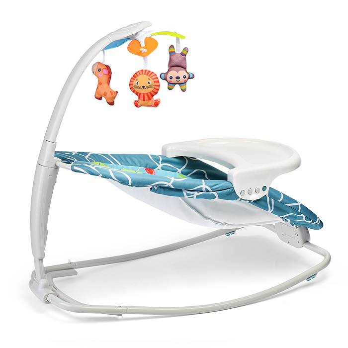 Фото к товару Шезлонг детский 8583 "В мире животных" в коробке (бирюзовый) Шезлонг детский 8583 "В мире животных" в коробке (бирюзовый)