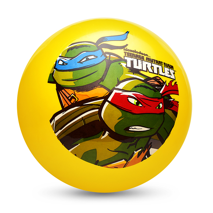 Фото к товару Мяч пвх 23 см "Черепашки-ниндзя" с наклейкой, в сетке Мяч пвх 23 см "Черепашки-ниндзя" с наклейкой, в сетке
