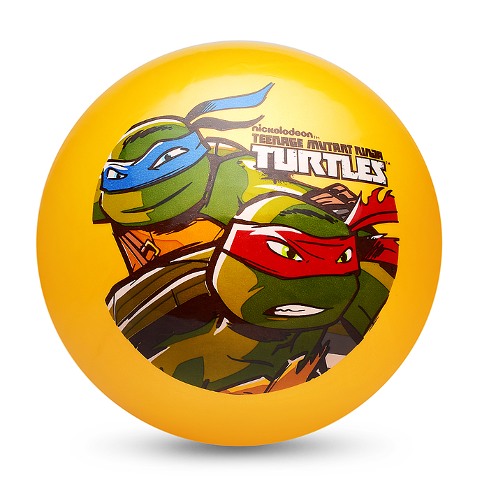 Фото к товару Мяч пвх 23 см "Черепашки-ниндзя" с наклейкой, в сетке Мяч пвх 23 см "Черепашки-ниндзя" с наклейкой, в сетке