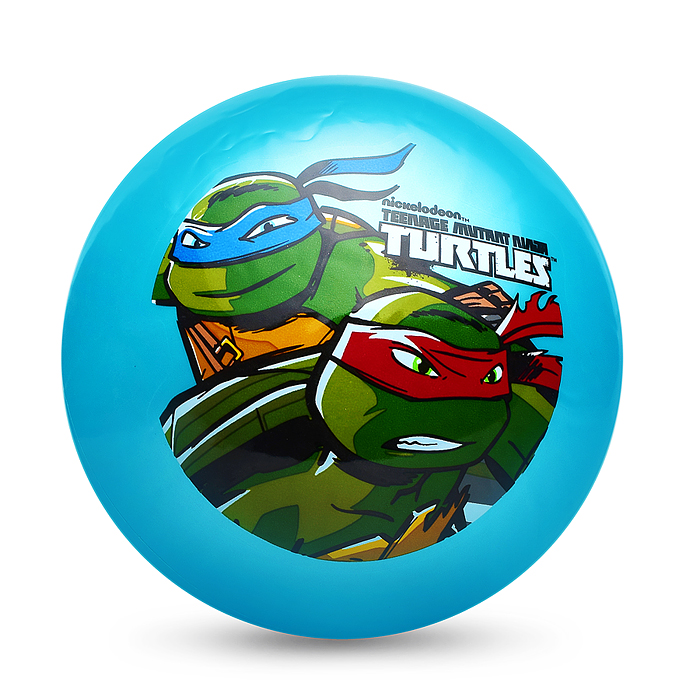 Фото к товару Мяч пвх 23 см "Черепашки-ниндзя" с наклейкой, в сетке Мяч пвх 23 см "Черепашки-ниндзя" с наклейкой, в сетке