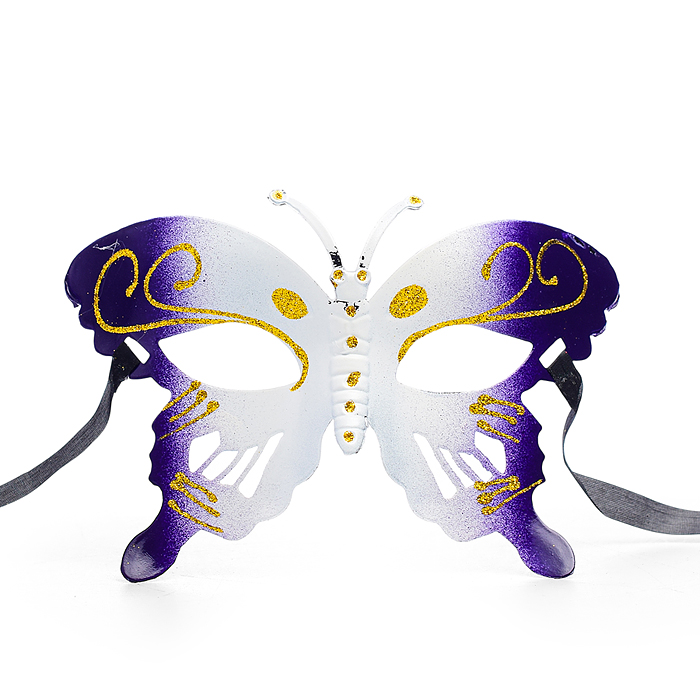 Маска карнавальная S2123 "Бабочка" (цвет в ассортименте)