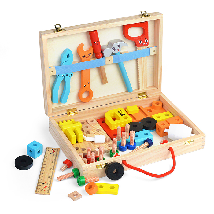 Фото к товару Набор инструментов D1860 "Маленький плотник" Набор инструментов D1860 "Маленький плотник"