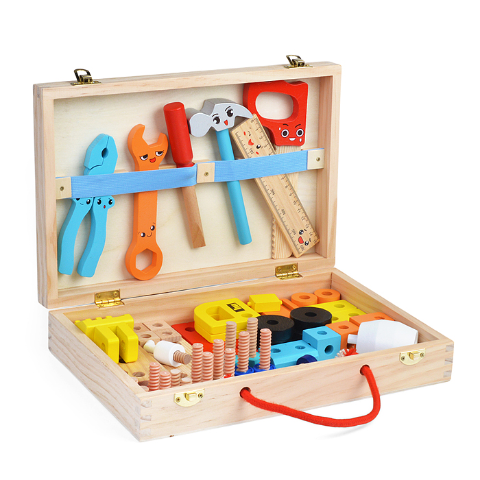 Фото к товару Набор инструментов D1860 "Маленький плотник" Набор инструментов D1860 "Маленький плотник"