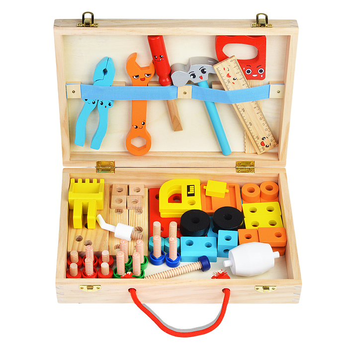 Фото к товару Набор инструментов D1860 "Маленький плотник" Набор инструментов D1860 "Маленький плотник"