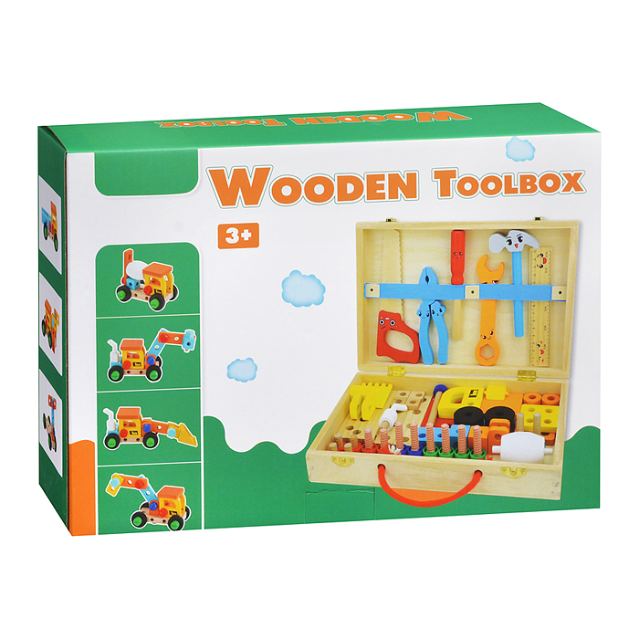 Фото к товару Набор инструментов D1860 "Маленький плотник" Набор инструментов D1860 "Маленький плотник"