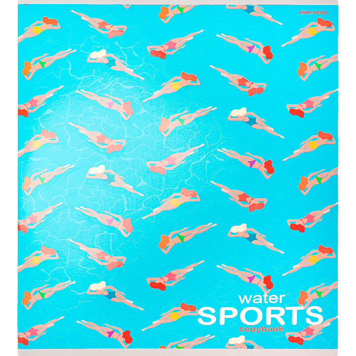 Тетрадь 96л. клетка "Отдых в бассейне" цвет.мелов.обл., твин-лак Тетрадь 96л. клетка "Отдых в бассейне" цвет.мелов.обл., твин-лак