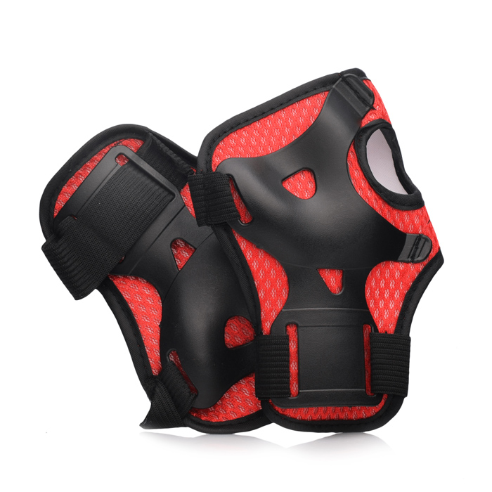 Фото к товару Набор защиты для катания U026162Y (цвет красно/черный) Набор защиты для катания U026162Y (цвет красно/черный)