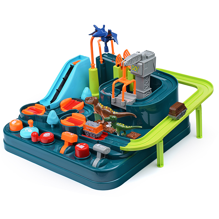 Автотрек T101ED-1 "Приключение динозавров" в коробке