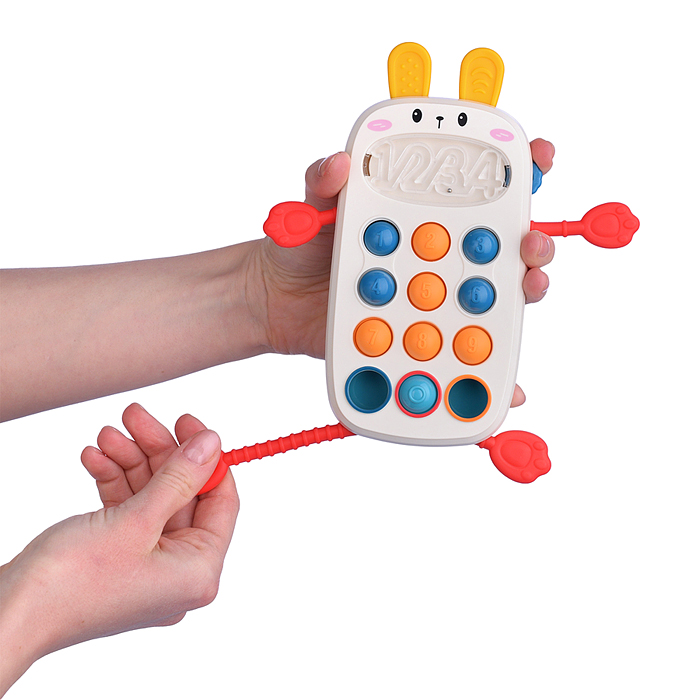 Фото к товару Развивающая игрушка 688-66 "Зайчик" в коробке Развивающая игрушка 688-66 "Зайчик" в коробке