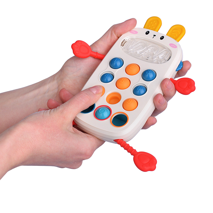 Фото к товару Развивающая игрушка 688-66 "Зайчик" в коробке Развивающая игрушка 688-66 "Зайчик" в коробке