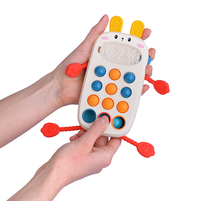 Фото к товару Развивающая игрушка 688-66 "Зайчик" в коробке Развивающая игрушка 688-66 "Зайчик" в коробке