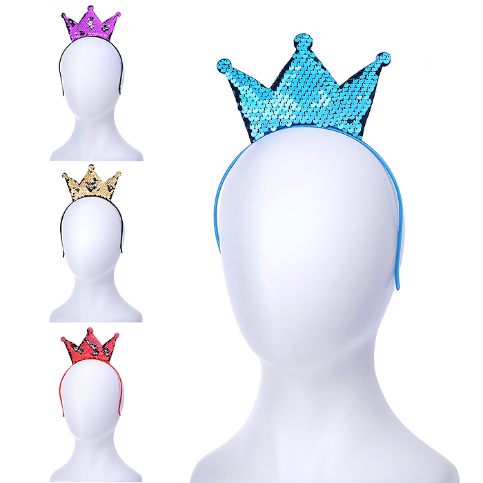 Ободок карнавальный S2093 "Корона" в пакете Ободок карнавальный S2093 "Корона" в пакете