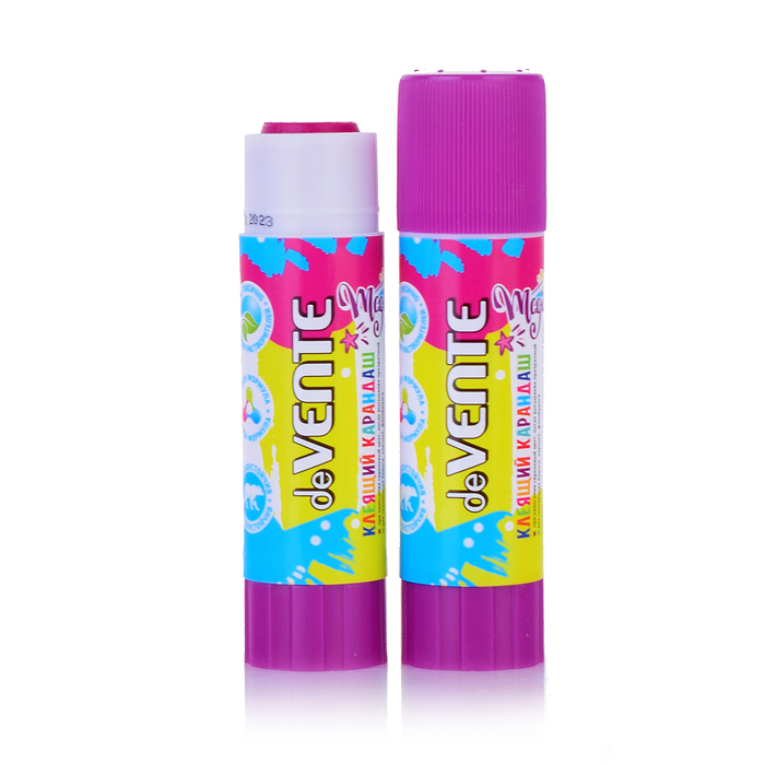 Фото к товару Клеящий карандаш PVA основа "Cosmo Magic" 15 г сиреневый, в картонном дисплее с пластиковым Клеящий карандаш PVA основа "Cosmo Magic" 15 г сиреневый, в картонном дисплее с пластиковым