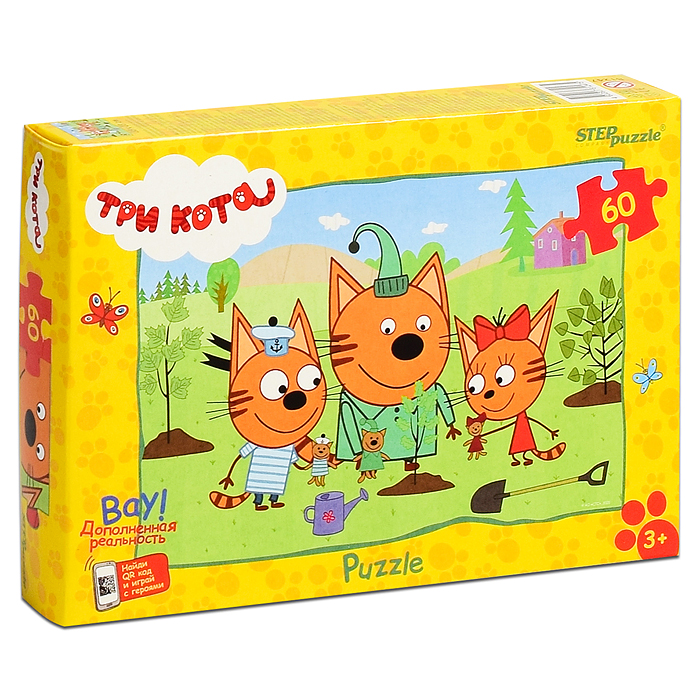 Пазлы 60 "Три кота (new 3)" (АО "СТС") Пазлы 60 "Три кота (new 3)" (АО "СТС")
