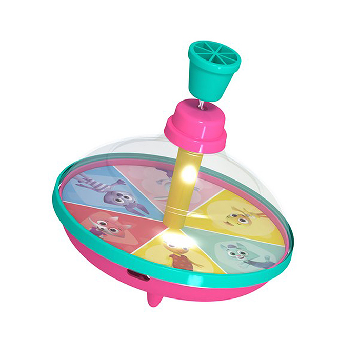 Юла прозрачная "Цветняшки" Юла прозрачная "Цветняшки"