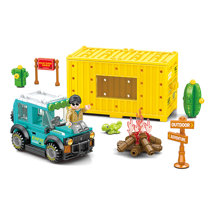 Конструктор 714509 "Вечеринка у костра" (275 дет.) в коробке