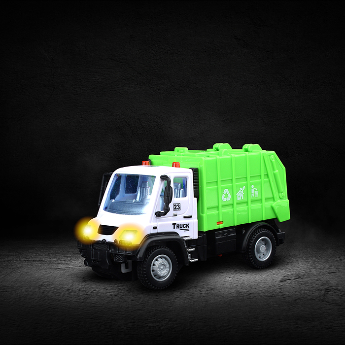 Фото к товару Машина BT0007-3 "Спецтехника: Мусоровоз" р/у, в коробке Машина BT0007-3 "Спецтехника: Мусоровоз" р/у, в коробке