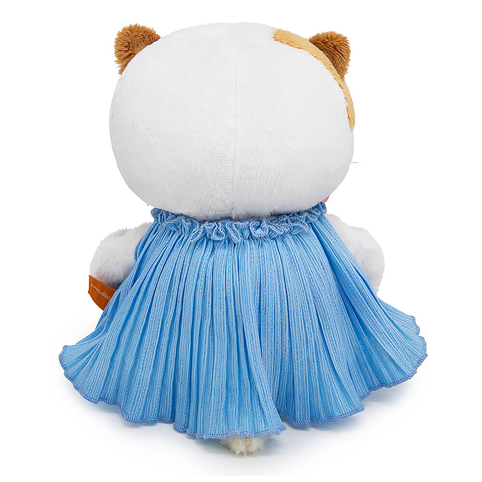 Кошка Ли-Ли BABY в платье из жатой ткани с бантом