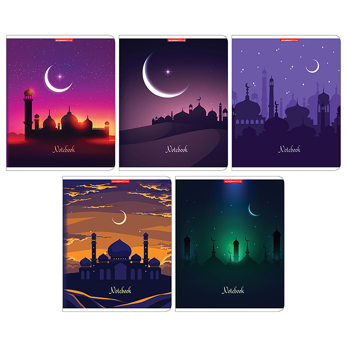 Тетрадь 96л., клетка "Мечети"А5