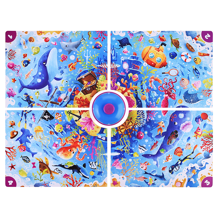 Настольная игра со звонком "Глаз-Алмаз.  Океан"