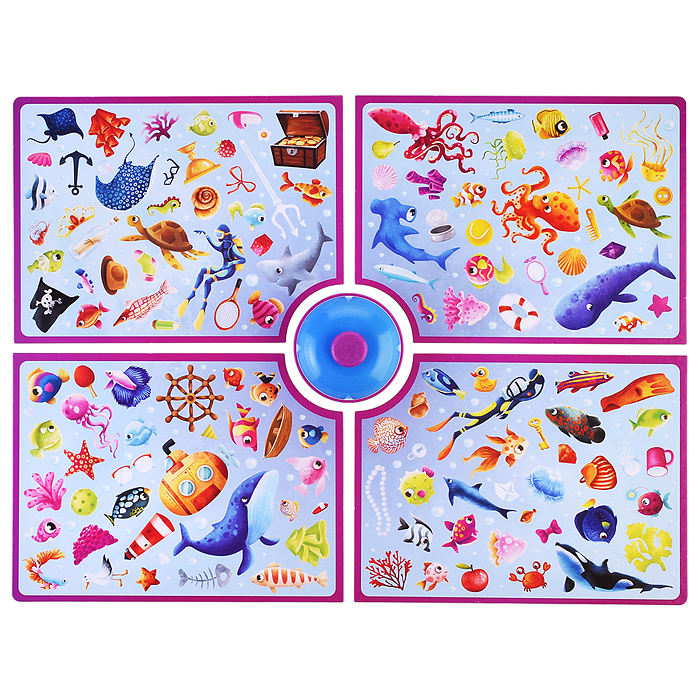 Настольная игра со звонком "Глаз-Алмаз.  Океан"