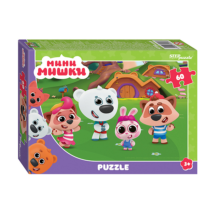 Пазлы 60 "Мини мишки" (0+ Медиа) Пазлы 60 "Мини мишки" (0+ Медиа)