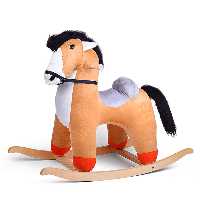 Фото к товару Качалка Конь Пегас плюш Качалка Конь Пегас плюш