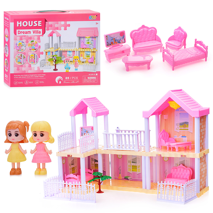 Дом для куклы 666-2E "Dream house-1" в коробке Дом для куклы 666-2E "Dream house-1" в коробке