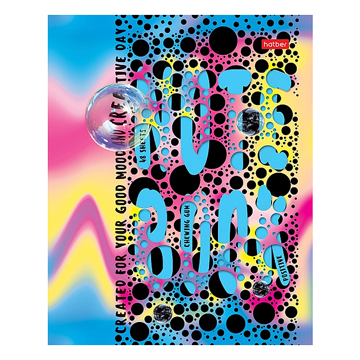 Тетрадь 48л клетка "Bubbler book"