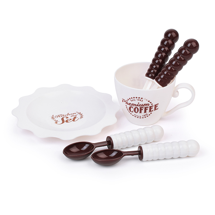 Фото к товару Набор посуды BX8236 "Coffee series-1" в пакете Набор посуды BX8236 "Coffee series-1" в пакете
