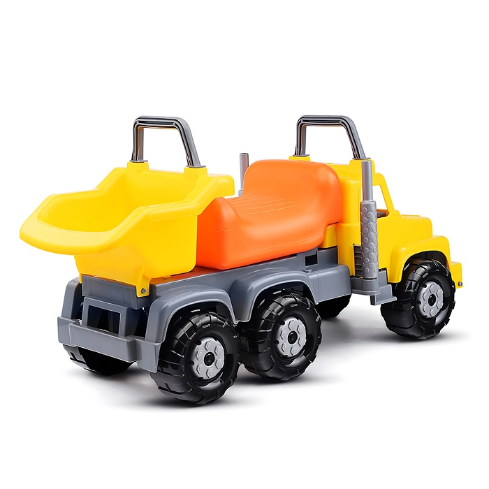 Автомобиль-каталка "Супергигант-2" (жёлто-оранжевый)