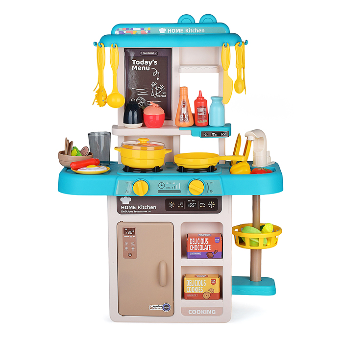 Фото к товару Игровой набор кухня 889-255 "Мини шеф-1" (свет, звук) в коробке Игровой набор кухня 889-255 "Мини шеф-1" (свет, звук) в коробке