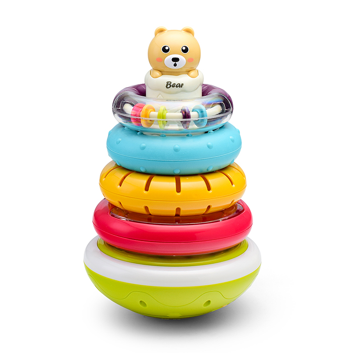 Фото к товару Пирамидка 8303 "Медвежонок" в коробке Пирамидка 8303 "Медвежонок" в коробке