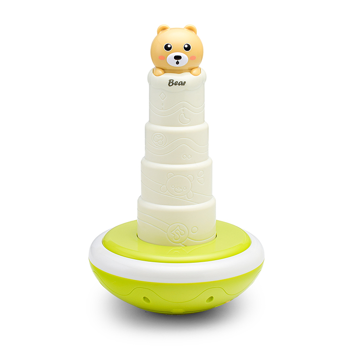 Фото к товару Пирамидка 8303 "Медвежонок" в коробке Пирамидка 8303 "Медвежонок" в коробке