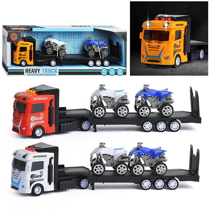 Автовоз 99A5-3C с квадроциклами, в коробке Автовоз 99A5-3C с квадроциклами, в коробке