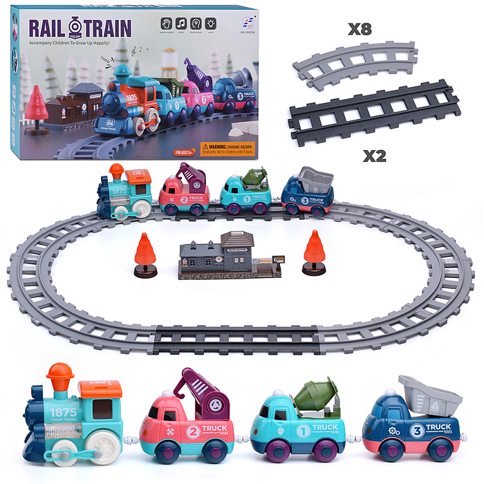 Железная дорога 19052B "Быстрый поезд" в коробке Железная дорога 19052B "Быстрый поезд" в коробке