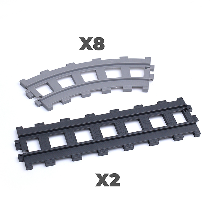 Фото к товару Железная дорога 19052B "Быстрый поезд" в коробке Железная дорога 19052B "Быстрый поезд" в коробке