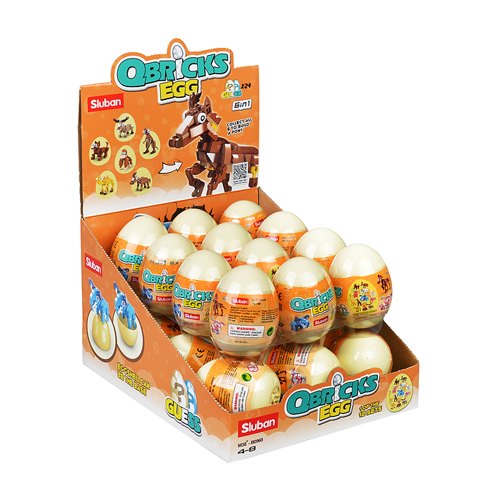 Конструктор M38-B0968 "Животные" в яйце