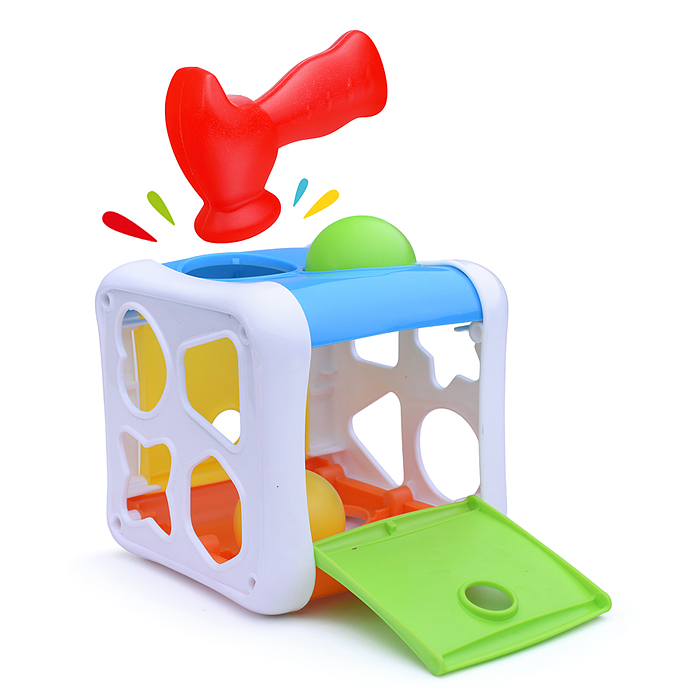 Куб развивающий Y0092 "Сортер" в коробке