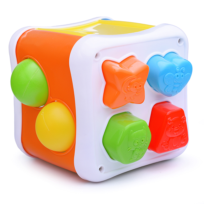 Куб развивающий Y0092 "Сортер" в коробке