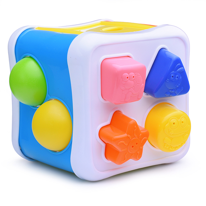 Куб развивающий Y0092 "Сортер" в коробке