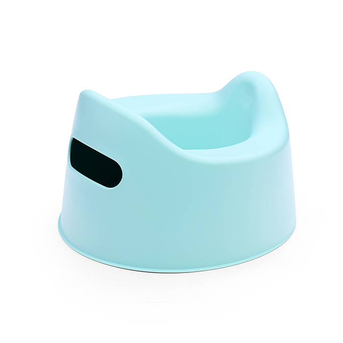 Горшок детский с декором "Малышарики" 275х254х170мм (Зеленый)