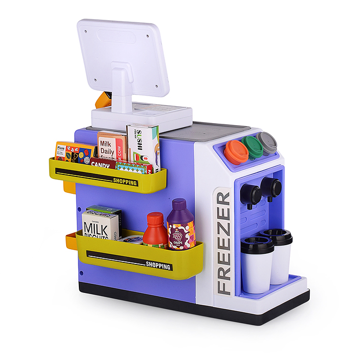 Игровой набор супермаркет 668-136 "Эконом маркет" (46 предметов) в коробке