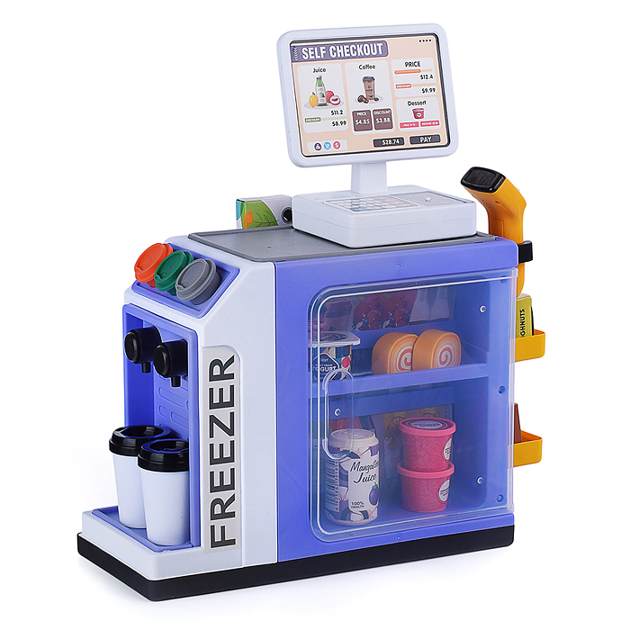 Игровой набор супермаркет 668-136 "Эконом маркет" (46 предметов) в коробке