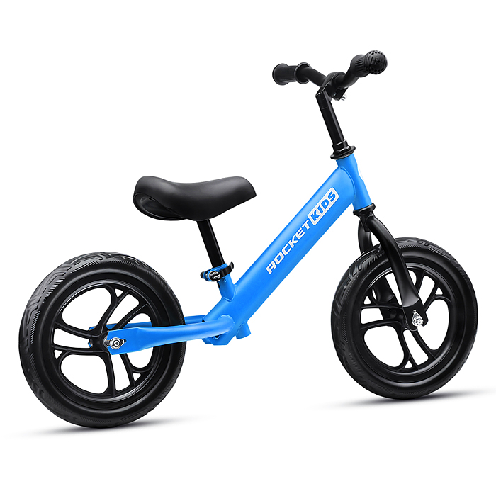 Фото к товару Беговел 12" Rocket, колеса EVA, цвет синий, Беговел 12" Rocket, колеса EVA, цвет синий,