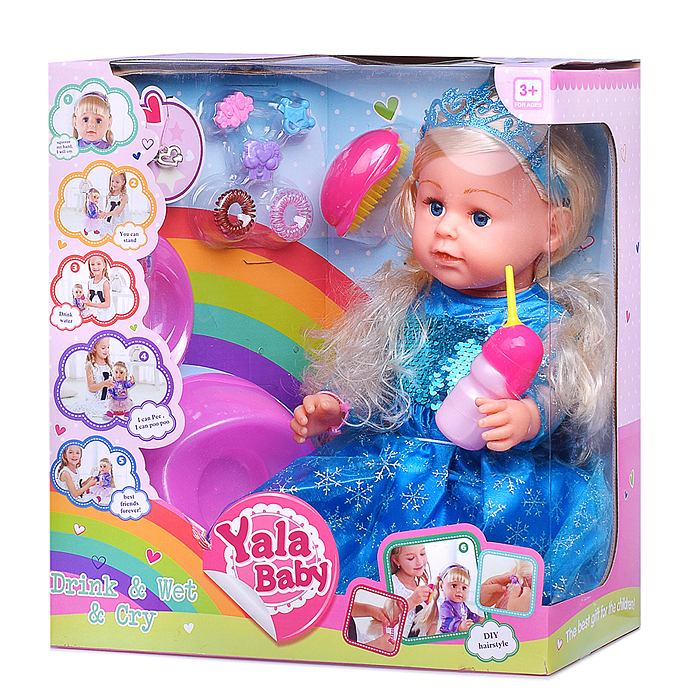 Кукла BLS007I "Жасмина" с аксессуарами, в коробке