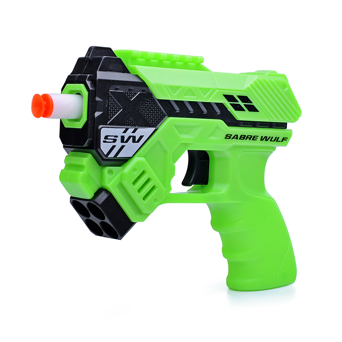 Фото к товару Бластер 384 "Меткий выстрел" с мягкими пулями, в коробке Бластер 384 "Меткий выстрел" с мягкими пулями, в коробке